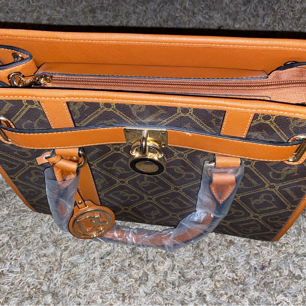 Dasein Women Faux Leather Handbags Classic Purse Office Satchel Bags with Wallet